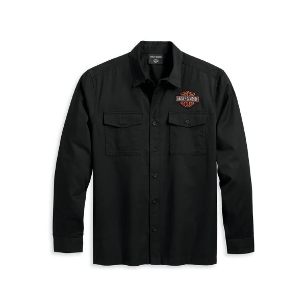 Harley-Davidson® Men's Bar & Shield Shirt, Black