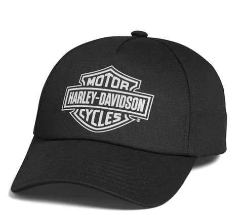 Harley Davidson Cap-BB, Woven, Black