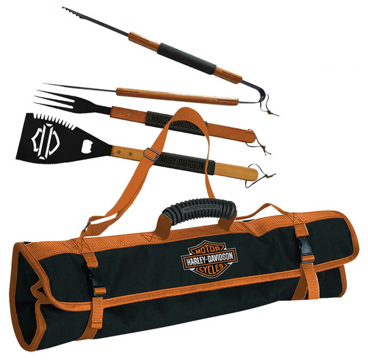 HARLEY DAVIDSON SILHOUETTE BAR & SHIELD GRILL TOOL SET Harley