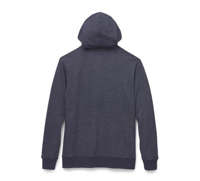 HARLEY DAVIDSON HOODIE-KNIT,BLUE