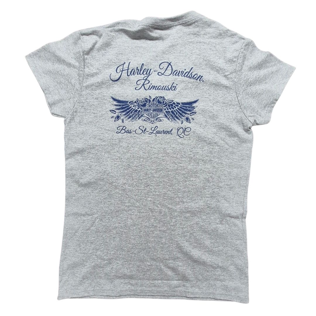 HARLEY DAVIDSON B&S ON GREY/GRAY