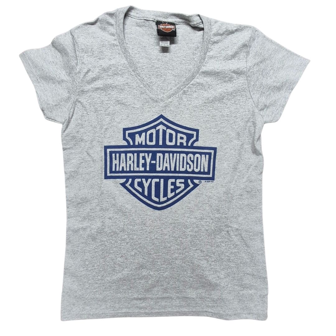 HARLEY DAVIDSON B&S ON GREY/GRAY