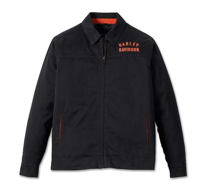 Harley Davidson Men's Work Jacket, Black