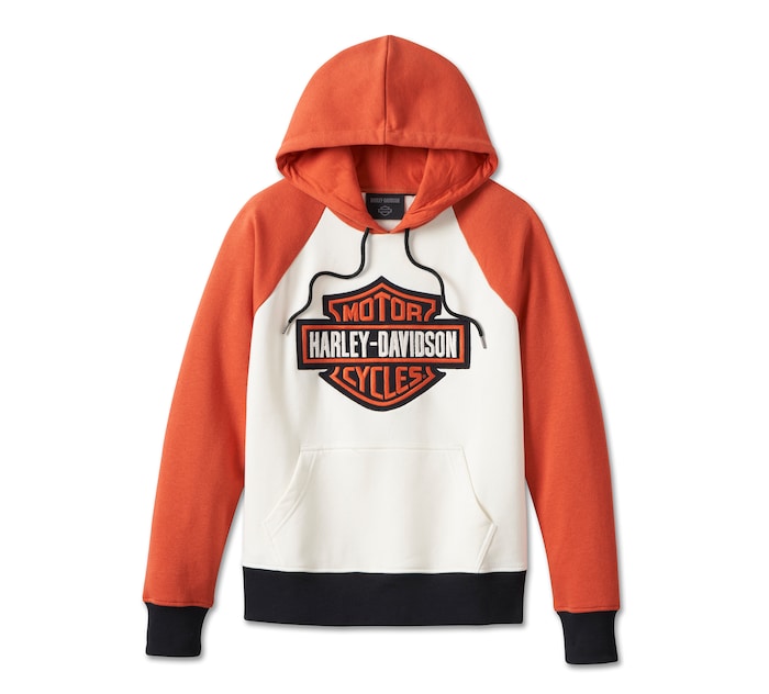 Harley Davidson Women’s Custom Colorblock Bar & Shield Pullover Hoodie