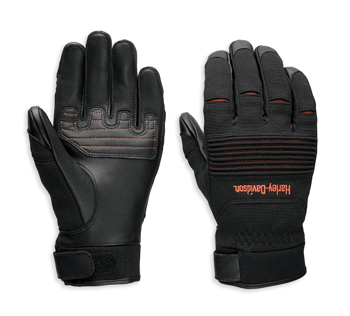 Harley Davidson Men's Ovation Mixed Media Gloves