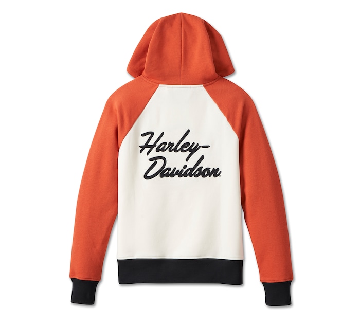Harley Davidson Women’s Custom Colorblock Bar & Shield Pullover Hoodie