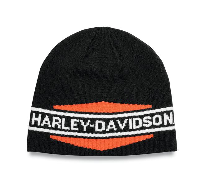 HARLEY DAVIDSON HAT-KNIT,BLACK