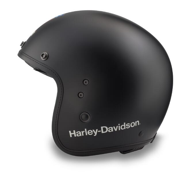 HARLEY DAVIDSON HELMET-CLASSIC 1,3/4(X14)DOT,MATTE BLACK