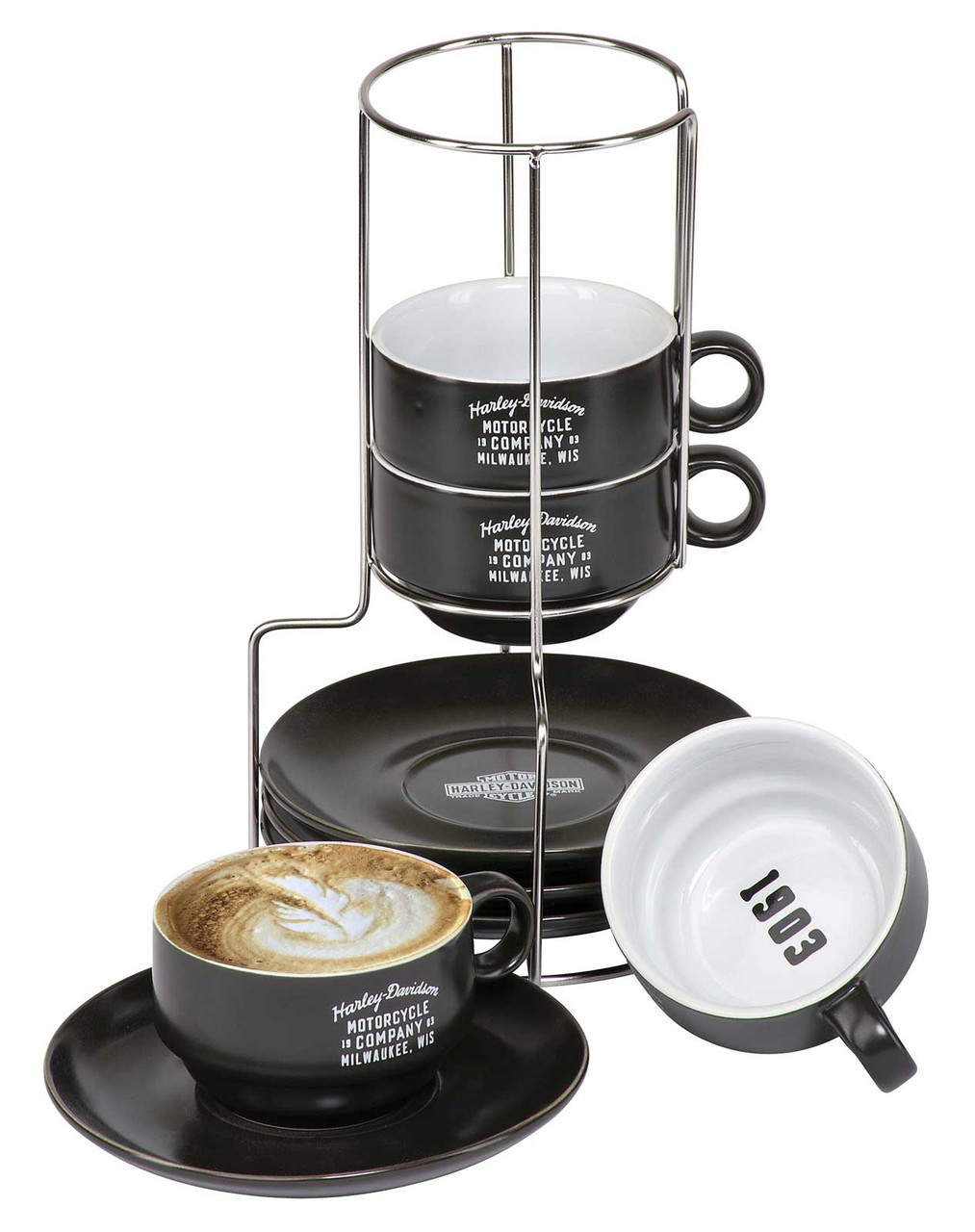 Ensemble tasses expresso et assiettes