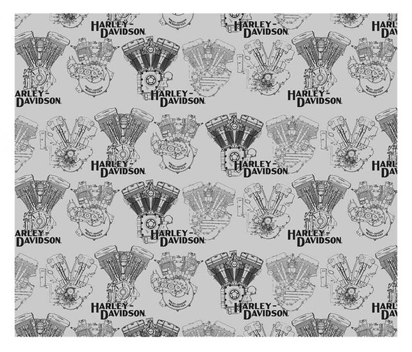 Sac emballage cadeau à motif de moteur