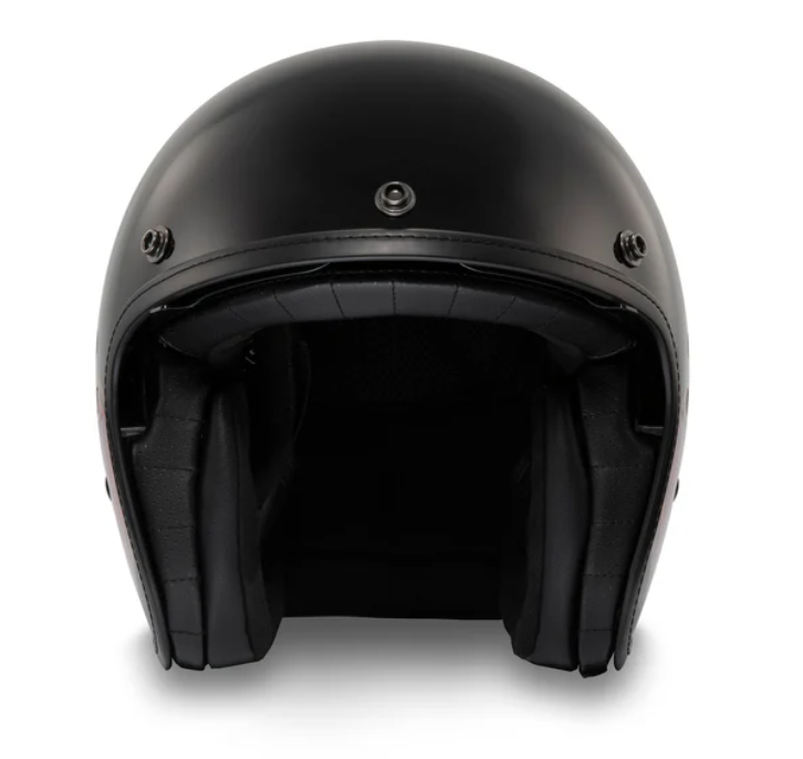 HARLEY DAVIDSON HELMET-120TH,EAGLE,3/4(X14)DOT,GLOSS BLK