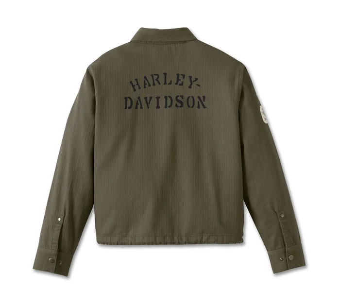 HARLEY DAVIDSON JACKET-WOVEN,GREEN