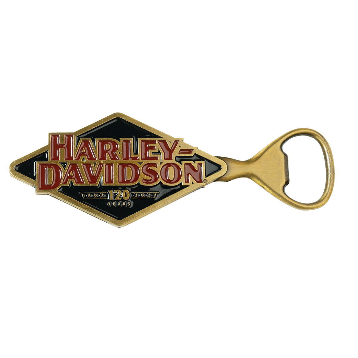 HARLEY DAVIDSON 120TH ANNIVERSARY BOTTLE OPENER