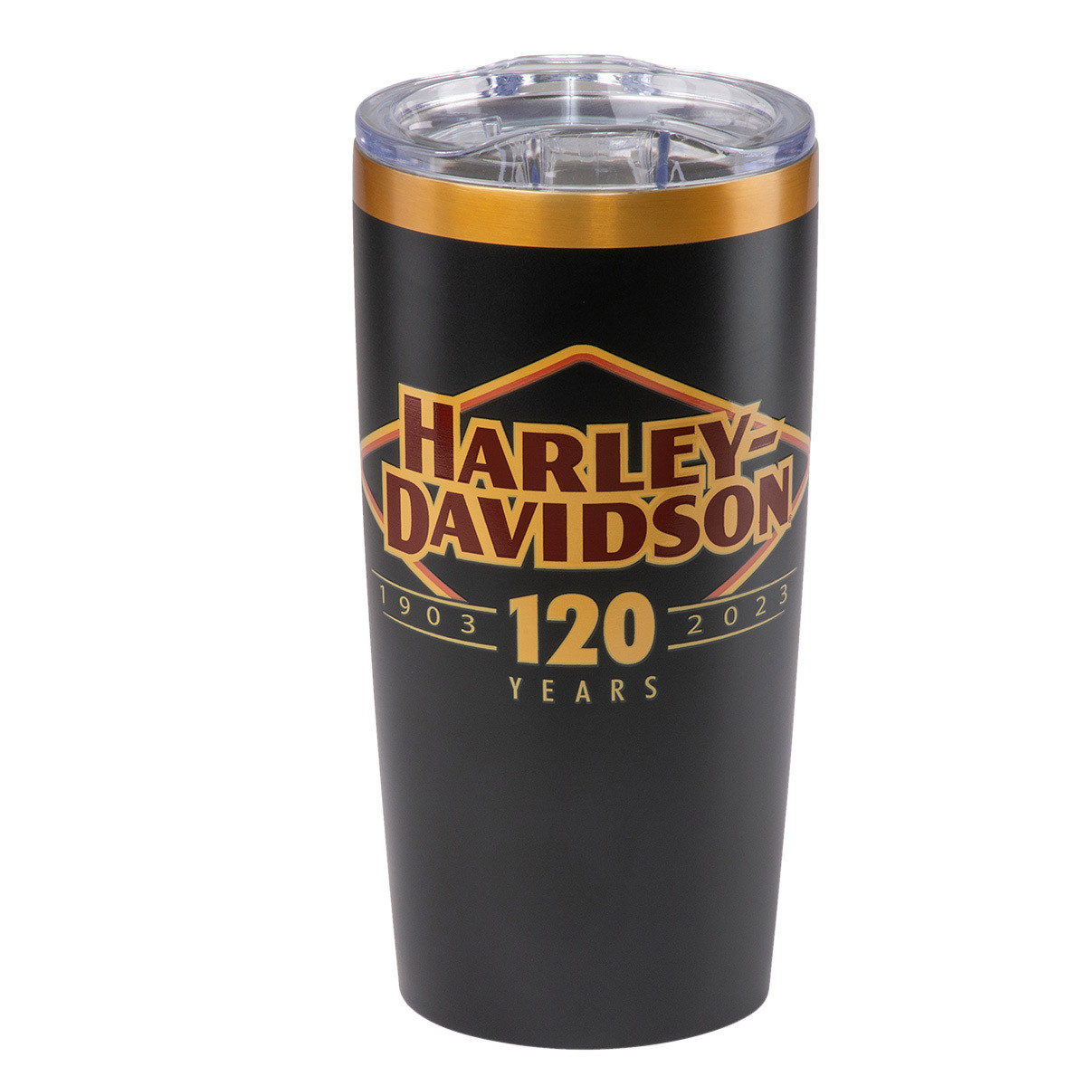 HARLEY DAVIDSON 120TH ANNIVERSARY TRAVEL MUG
