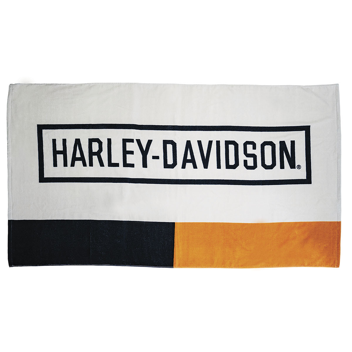HARLEY DAVIDSON RETRO BLOCK BEACH TOWEL