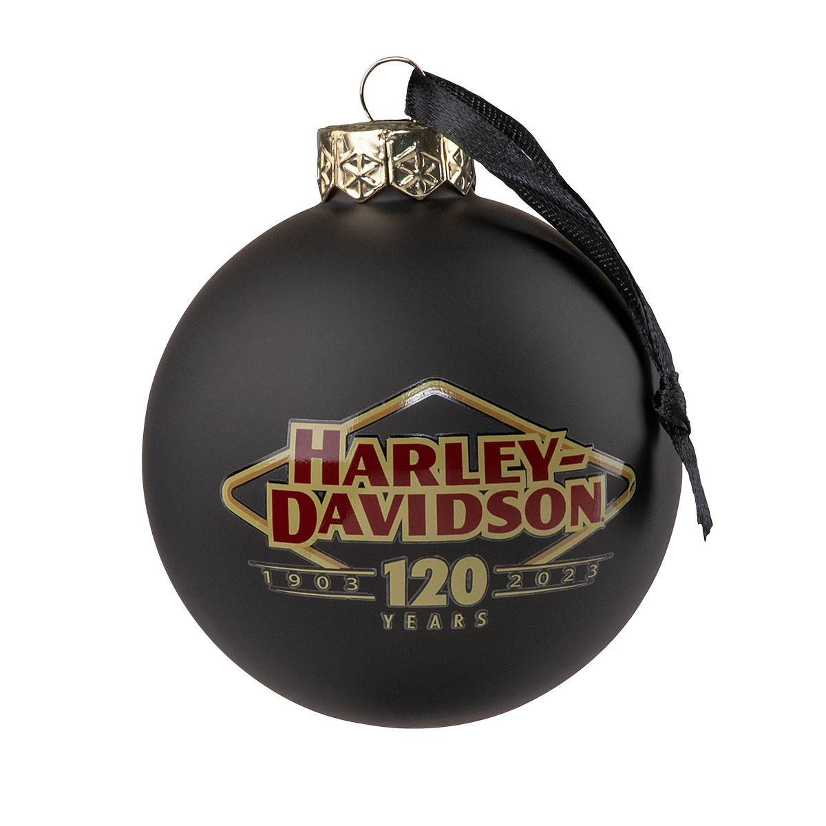 HARLEY DAVIDSON 120TH ANNIVERSARY BALL ORNAMENT