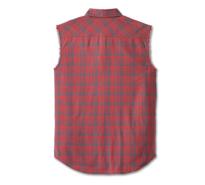 HARLEY DAVIDSON BLOWOUT-WOVEN,RED PLAID