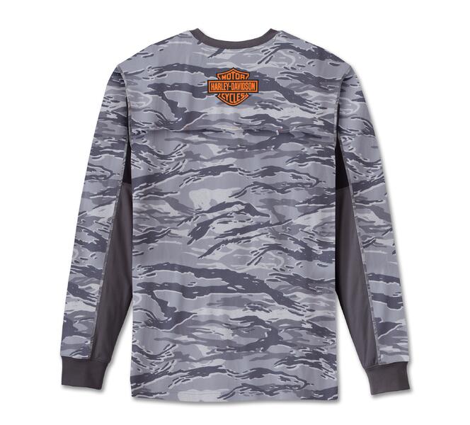 HARLEY DAVIDSON TEE-KNIT,CAMO