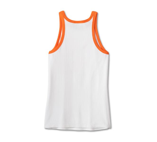 HARLEY DAVIDSON TANK-KNIT,WHITE