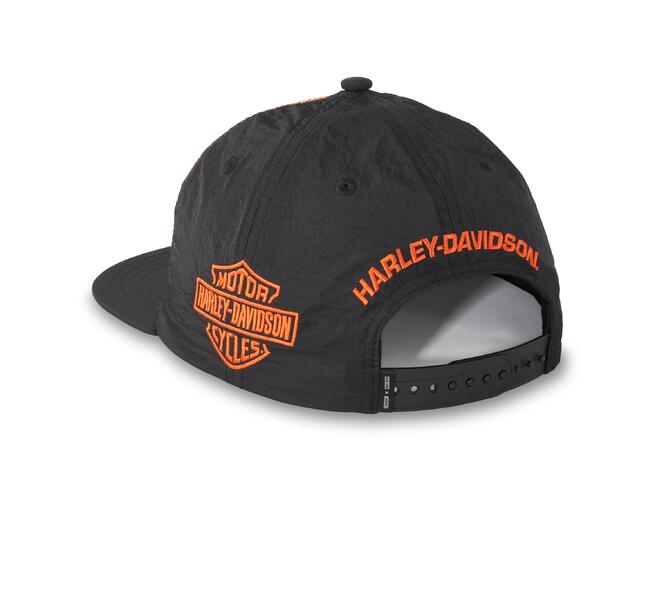 HARLEY DAVISON HAT-WOVEN,BLACK