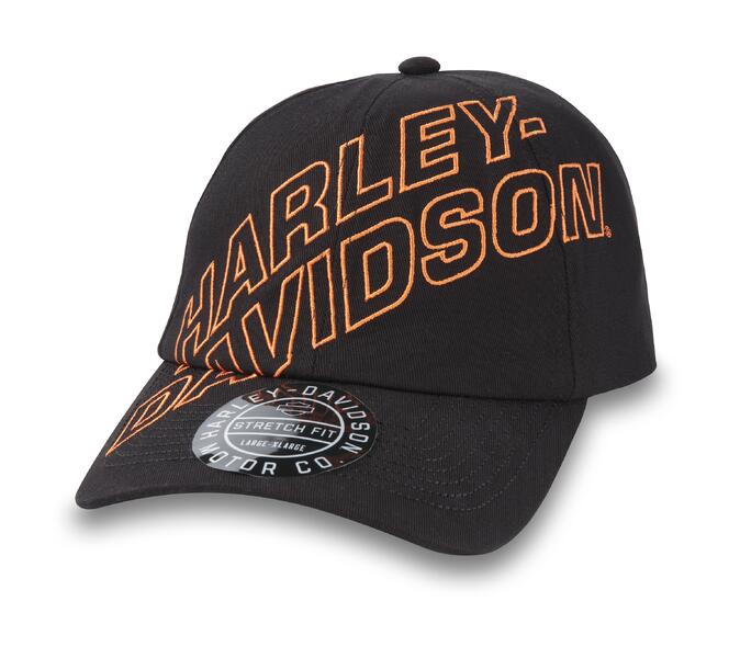 HARLEY DAVIDSON HAT-WOVEN,BLACK