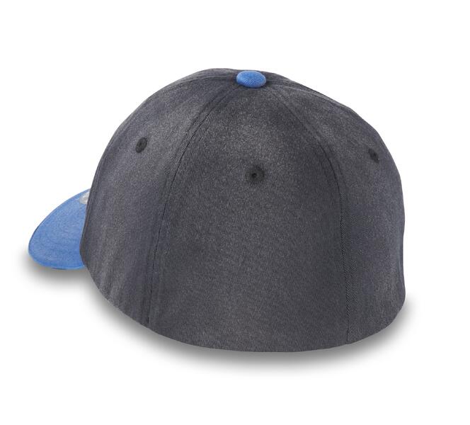 HARLEY DAVIDSON HAT-WOVEN,BLACK/BLUE