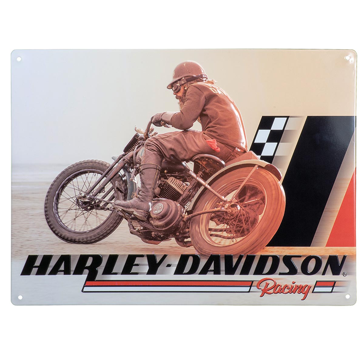 HARLEY DAVIDSON BEACH RACER TIN SIGN