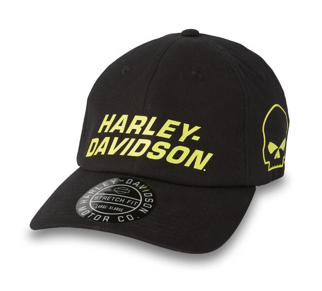 HARLEY DAVIDSON HAT-WOVEN,BLACK