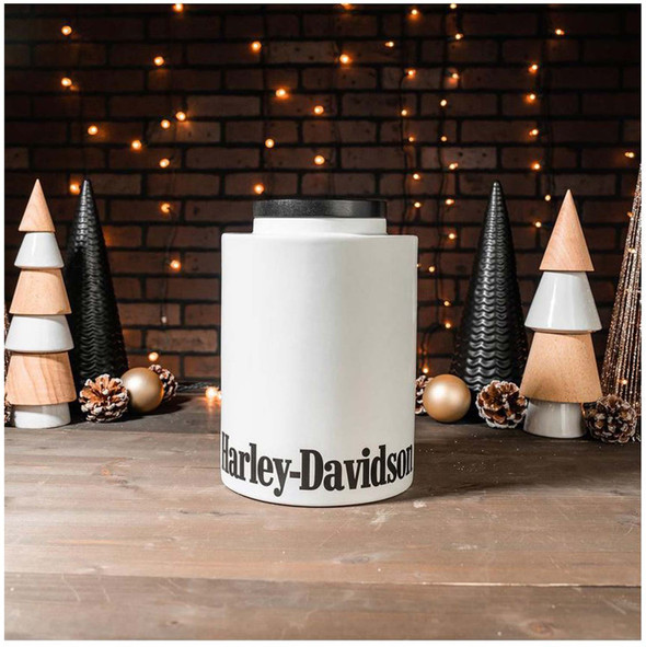 Grand pot à biscuits en céramique