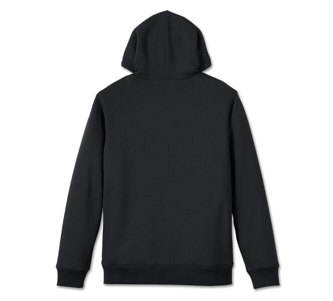 HARLEY DAVIDSON HOODIE-KNIT,BLACK