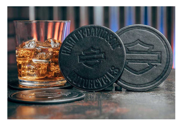 Sous-verres en similicuir