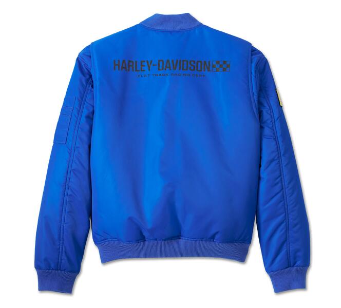 HARLEY DAVIDSON JACKET-WOVEN,BLUE