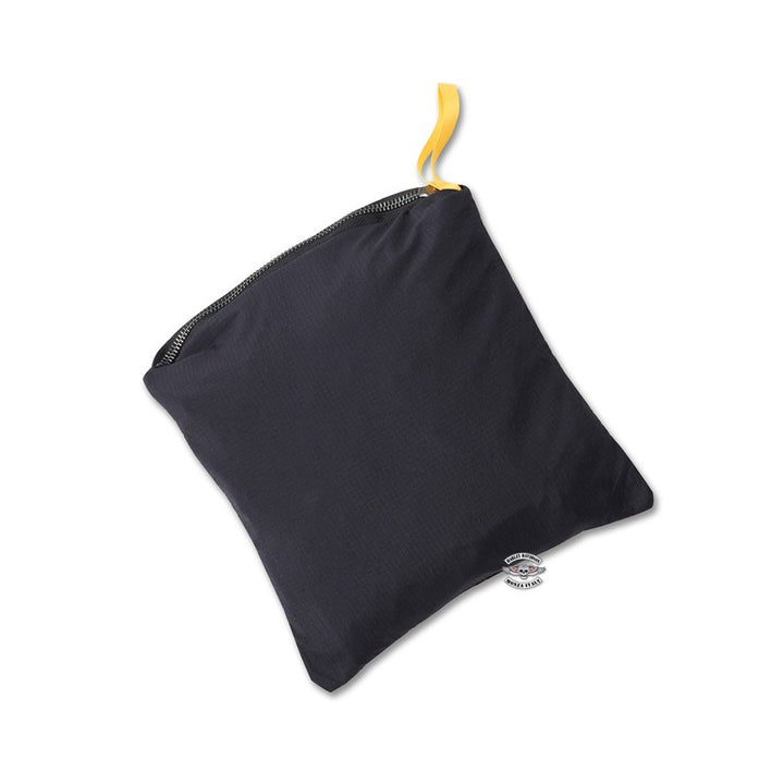 Anorak pliable pour femme – Noir et jaune