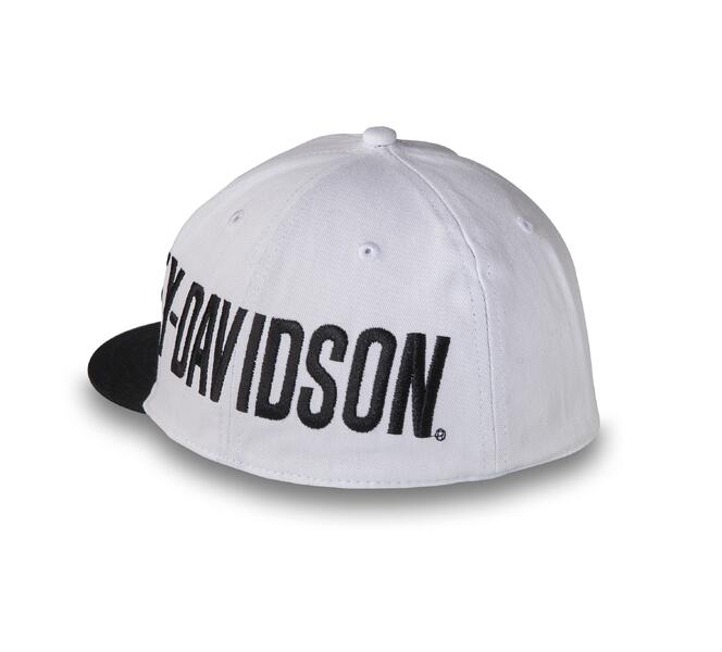 HARLEY DAVIDSON HAT-WOVEN,WHITE