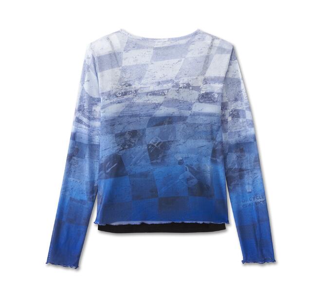 HARLEY DAVIDSON TOP-MESH,ALLOVER PRINT