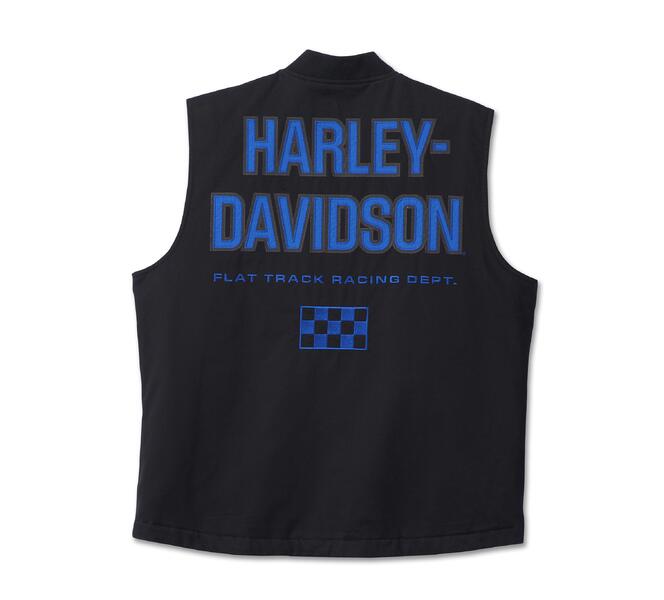 HARLEY DAVIDSON VEST-WOVEN,BLACK