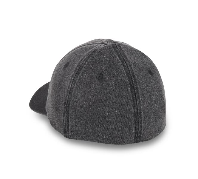 HARLEY DAVIDSON HAT-DENIM,BLACK