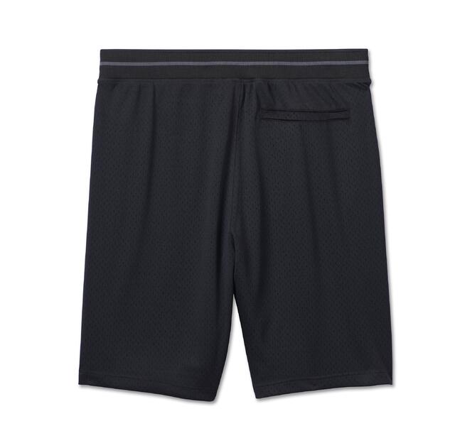 HARLEY CANADA SHORTS-KNIT,BLACK