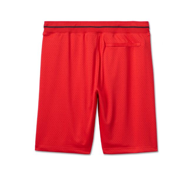 HARLEY DAVIDSON SHORTS-KNIT,RED