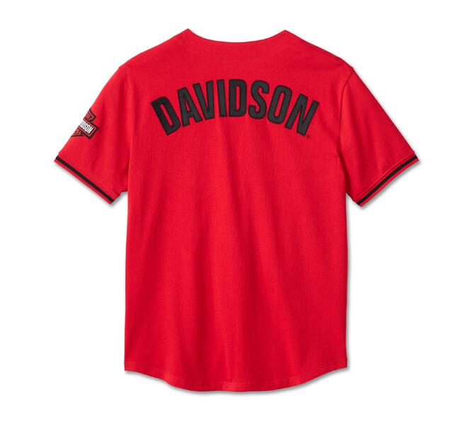 HARLEY DAVIDSON TEE-KNIT,RED