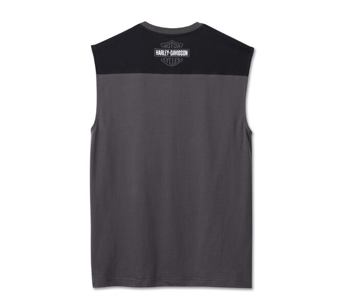 HARLEY DAVIDSON  TEE-KNIT,BLACK