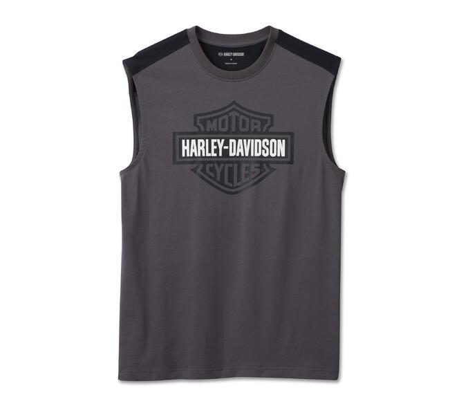 HARLEY DAVIDSON  TEE-KNIT,BLACK