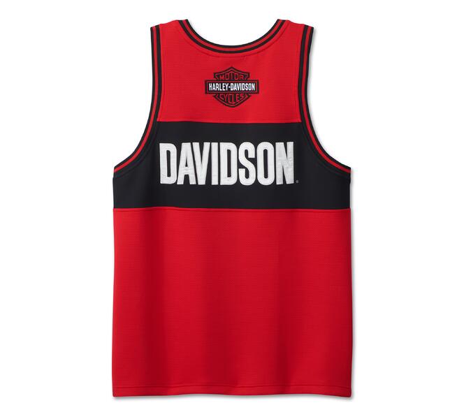 HARLEY DAVIDSON TANK-KNIT,RED