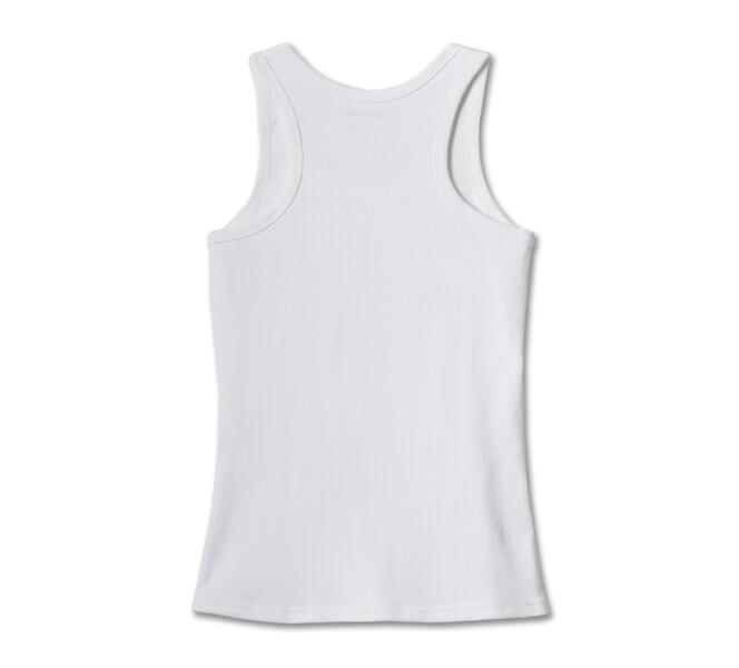 HARLEY DAVIDSON TANK-KNIT,WHITE