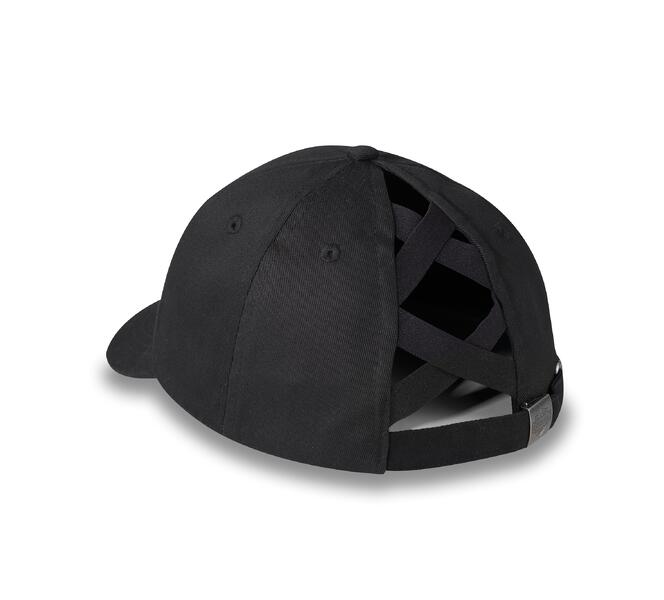 HARLEY DAVIDSON HAT-WOVEN,BLACK