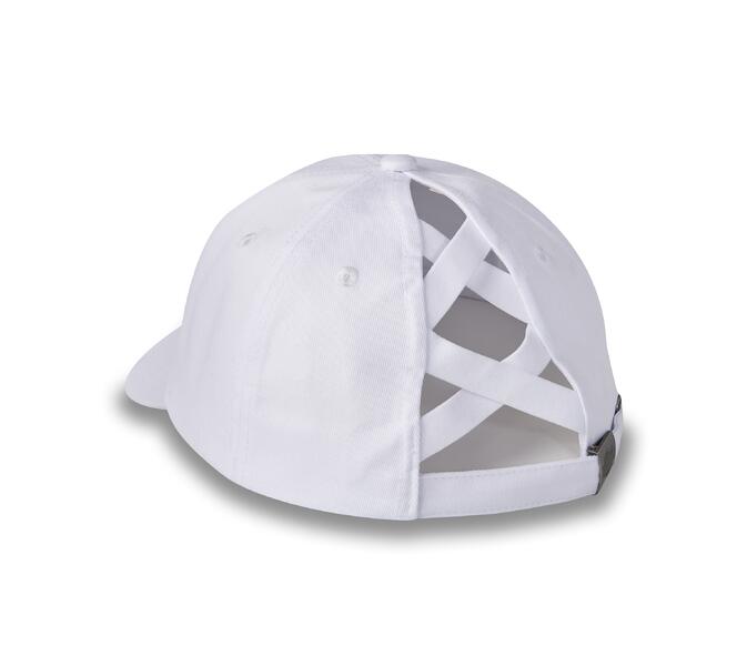 HARLEY DAVIDSON HAT-WOVEN,WHITE