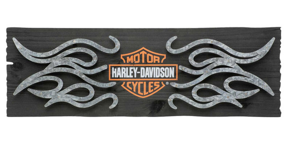 HARLEY DAVIDSON  BAR & SHIELD FLAMES PUB SIGN