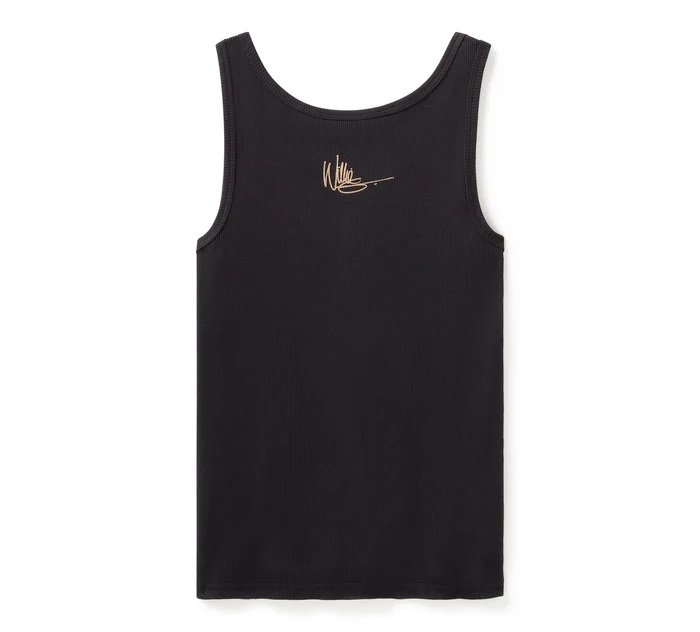 HARLEY DAVIDSON TANK-KNIT,BLACK