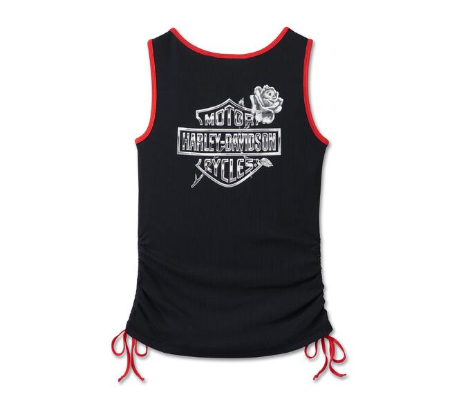 HARLEY DAVIDSON TANK-KNIT,BLACK