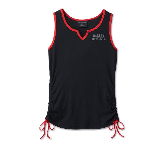 HARLEY DAVIDSON TANK-KNIT,BLACK